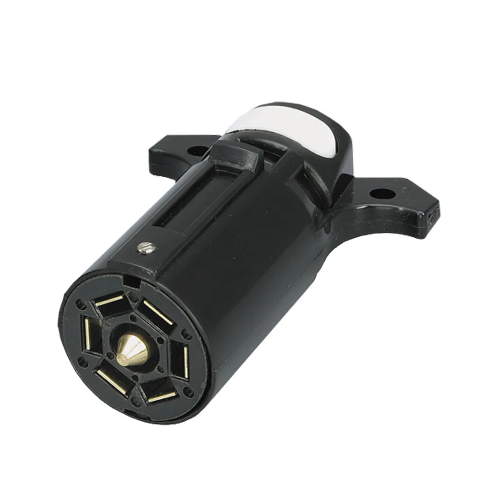50-77-003 – BARGMAN Trailer Wiring Connector, Trailer Side 7-Way Plastic Without Lead Wire Bulk Package